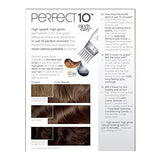 Clairol Nice'n Easy Perfect 10 Permanent Hair Dye, 6 Light Brown Hair Color, Pack of 2