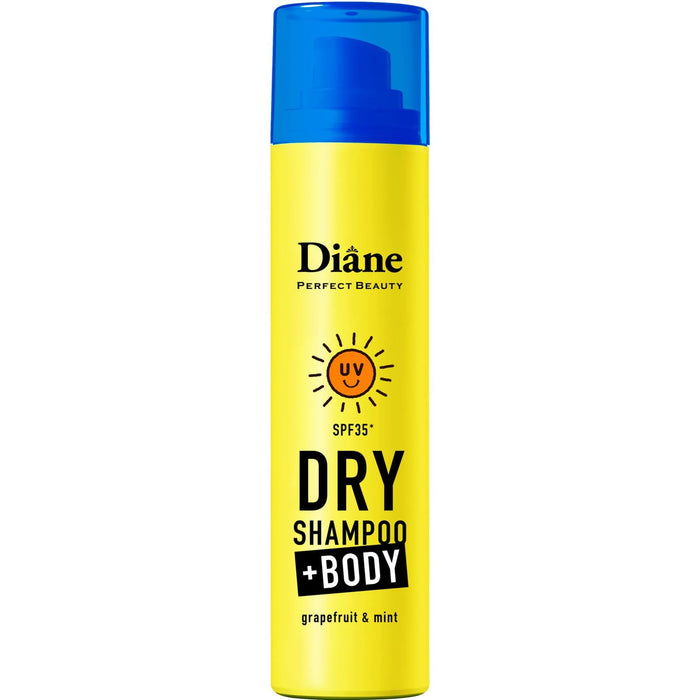 DIANE Deodorant Spray Body Dry Shampoo [UV Care] Grapefruit & Peppermint Scent 3.4 oz (95 g) + BODY Plus Body Antiperspirant Spray