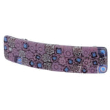 GlassOfVenice Murano Glass Millefiori Hair Clip - Lavender