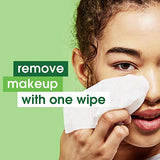 Simple Cleansing Wipes Face Wipes for Removing Makeup Kind to Skin Removes Waterproof Mascara, White, Fragnance Free, 25 Count, Pack of 6