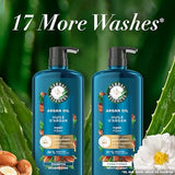 Herbal Essences Argan Oil of Morocco Shampoo & Conditioner Set, Repair & Smooth, Kew Endorsed, Fizzy Citrus Scent, Paraben-Free, Safe for Color-Treated Hair, pH-Balanced, 20.2 Fl Oz Each, 2 Pack