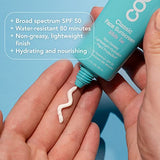 COOLA Organic Face Sunscreen SPF 50 Sunblock Lotion, Dermatologist Tested Skin Care for Daily Protection, Vegan and Gluten Free, White Tea, 1.7 Fl Oz