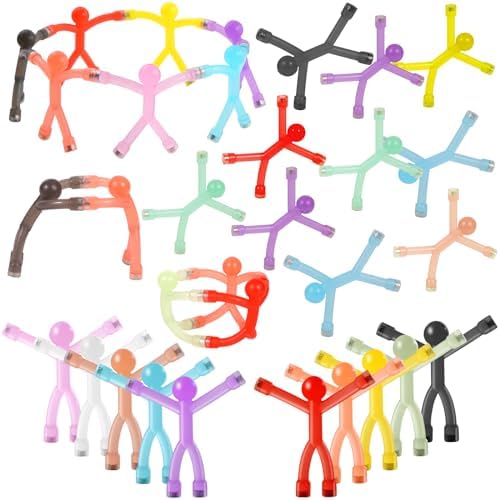 30 Pcs Magnetic-Toys-Men-People, Colorful, Kids Travel Toys, for Refrigerator Magnets, Office, Whiteboard Decoration