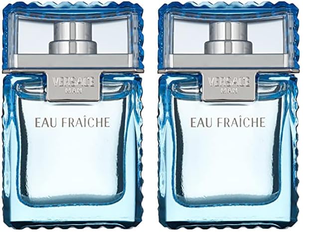 Versace Man Eau Fraiche, 0.17 Ounce (Pack of 2)