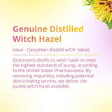 Dickinson's Original Witch Hazel Refreshingly Clean Cleansing Cloths with Aloe, 4 Pack, 25 Cloths per Pack