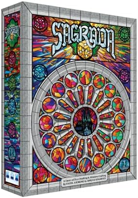 Sagrada Board Game | Family Game for Kids and Adults | Dice Drafting and Placement Strategy Game | Ages 10+ | 1 to 4 Players | by Floodgate Games