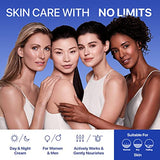 Collagen Cream for Face with Retinol and Hyaluronic Acid, Day Night Anti Aging Skincare Facial Moisturizer, Hydrating Lotion, Moisturizing to Reduce Wrinkles Women Men