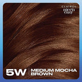 Clairol Nice'n Easy Permanent Hair Dye, 5W Medium Mocha Brown Hair Color, Pack of 3