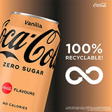 COCA-COLA Zero Sugar Vanilla 8 x 330ml Cans