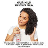 Carol’s Daughter Hair Milk Refresher Spray and 4 in 1 Combing Creme Hair Detangler Gift Set for Natural Curly Hair Providing All Day Definition & Frizz Control – made with Agave Nectar and Olive Oil