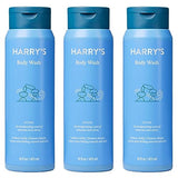 Harry's Men's Body Wash Shower Gel - Stone, 16 Fl Oz (Pack of 3)