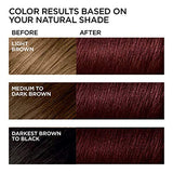 L'Oreal Paris Feria Multi-Faceted Shimmering Permanent Hair Color, R37 Blowout Burgundy (Deep Burgundy), Pack of 1, Hair Dye