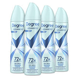 Degree Advanced Antiperspirant Deodorant Dry Spray 72-Hour Sweat and Odor Protection Shower Clean Deodorant Spray For Women With MotionSense Technology 3.8 oz, Pack of 4