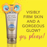 Jergens Natural Glow Gradual Glow, Daily Moisturizer +Firming and Face Moisturizer with SPF 20, Fair to Medium