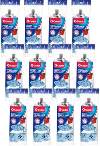 O-Cedar Microfiber Cloth Mop Refill (Pack - 12)