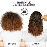 Carol’s Daughter Hair Milk 4 in 1 Combing Creme for Curls, Coils and Waves, with Agave and Olive Oil, Hair Detangler, Curl Cream, 8 fl oz