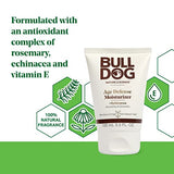 BULLDOG Mens Skincare and Grooming Age Defense Moisturizer, 3.3 Fluid Ounce - Pack of 2