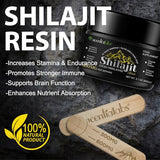 Pure Shilajit Extract - 85+ Trace Minerals & Fulvic Acid - 100% Authentic Resin for Metabolism Boost, Immune System Support, and Anti-Fatigue - Solvent-Free & Chemical-Free