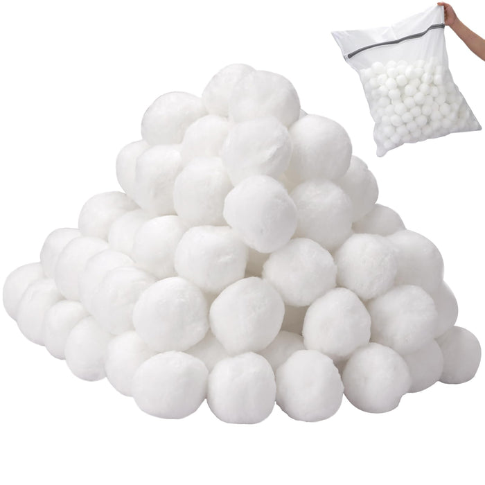 Catbgz 3.08 lbs Pool Filter Balls for Sand Filter Pump, Dry Filter Sand Balls, Eco-Friendly Reusable Swimming Pool Filter Media for Above Ground Pool Pool, Aquarium, Fish Tanks, Filter Pumps