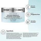 Peter Thomas Roth | Water Drench Hyaluronic Cloud Cream | Hydrating Moisturizer for Face, Up to 72 Hours of Hydration for More Youthful-Looking Skin, Fragnance Free, 1.69 Fl Oz