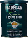 Lavazza Espresso Decaffeinated Ground Coffee, 8 oz