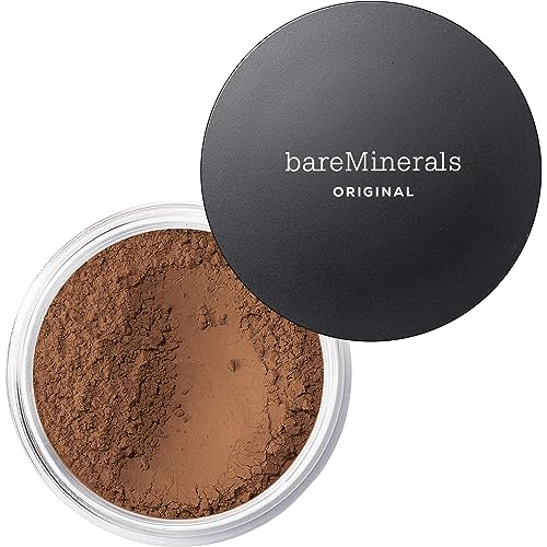 bareMinerals Original Loose Powder Foundation SPF 15, Lightweight Mineral Loose Powder Foundation Makeup, Buildable Coverage, Talc Free, Vegan