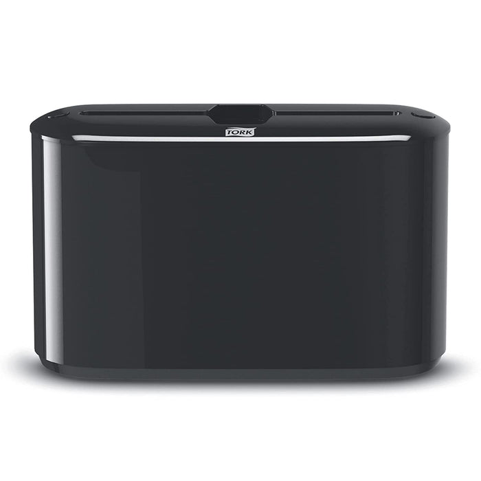Tork Xpress Paper Towel Dispenser, Black, Single-Dispensing, Compatible with H2 Refills, Space-Saving Design (302028)