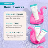 Proactiv+ 3 Step Advanced Skincare Acne Treatment - Benzoyl Peroxide Face Wash, Salicylic Acid Exfoliator for Face and Pore Minimizer - 90 Day Complete Acne Skin Care Kit