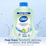 Dial Antibacterial Foaming Hand Wash Refill, Fresh Pear, 30 Ounce Pack of 4