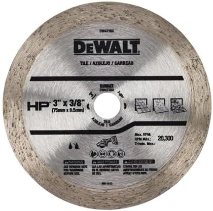 Dewalt 3IN Continuous HP Tile (DW47350)