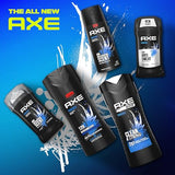 AXE Body Wash Phoenix 4 Count 12h Refreshing Scent Crushed Mint & Rosemary Men's Body Wash with 100% Plant-Based Moisturizers 16 oz