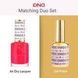 DND Gel Polish Set - 1 each of Green Gel Polish and Green Nail Polish, 323 Vintage, 0.5 Fl Oz