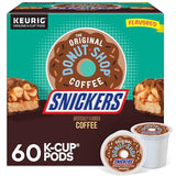 The Original Donut Shop Snickers Coffee, Keurig Single Serve K-Cup Pods, Flavored Coffee, 60 Count, (6 Packs of 10)