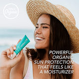 COOLA Organic Face Sunscreen SPF 50 Sunblock Lotion, Dermatologist Tested Skin Care for Daily Protection, Vegan and Gluten Free, White Tea, 1.7 Fl Oz