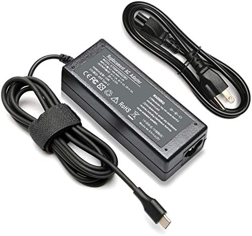 45W USB-C Type C Charger for HP Chromebook X360 14 14A G5, 11 G6 EE, 11A G8 EE, 11 G3 G7 EE, 14-ca061dx 14-ca051wm 14-ca052wm 14-ca091wm 11-ae051wm 14-ca020nr 14-ca060nr 14-ca043cl, Elite X2 Charger