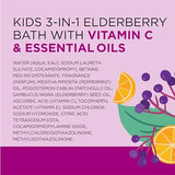 Dr Teal's Kids 3-in-1 Bubble Bath, Body Wash & Shampoo, Boost & Renew Elderberry with Vitamin C, 20 fl oz. (Pack of 3)