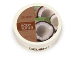 DELON Intense Moisturizing Body Butter, 6.9 Oz (4-Pack) (Coconut)