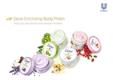 Dove Exfoliating Body Polish Body Scrub Crushed Lavender & Coconut Milk 10.5 oz