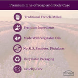 A LA MAISON Liquid Soap, Provence Lemon - Uses: Hand and Body, Triple Milled, Essential Oils, Biodegradable, Plant Based, Vegan, Cruelty-Free, Alcohol & Paraben Free (16.9 oz, 3 Pack)