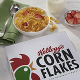 Kellogg’s Corn Flakes Cold Breakfast Cereal, 8 Vitamins and Minerals, Healthy Snacks, Family Size, Original (4 Boxes)