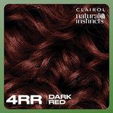 Clairol Natural Instincts Demi-Permanent Hair Dye, 4RR Dark Red Hair Color, Pack of 3