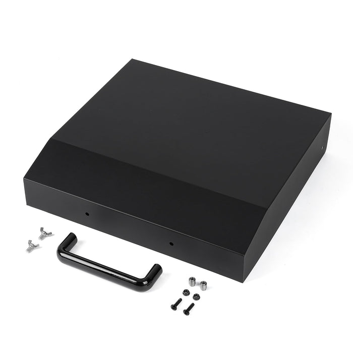 Stanbroil Hard Cover Hood for Blackstone 17" Table Top Griddle with Rear Grease System, Hinged Lid Hard Top Lid with Handle, Black
