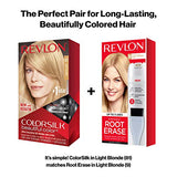 Revlon Permanent Hair Color, Permanent Hair Dye, Colorsilk with 100% Gray Coverage, Ammonia-Free, Keratin and Amino Acids, 81 Light Blonde, 4.4 Oz (Pack of 3)