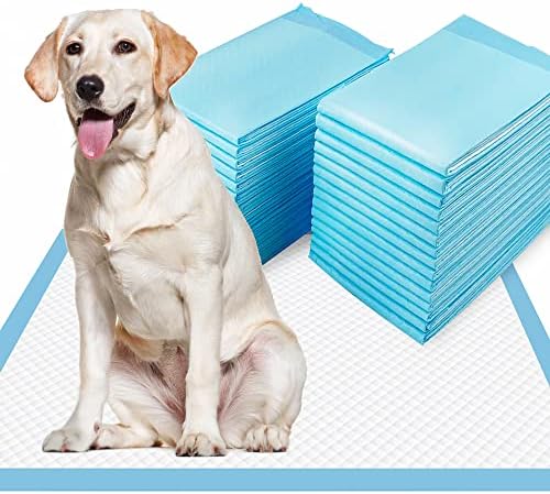 XL Pee Pads for Dogs 28"x34"- 40 Count Thicken Absorbent Dog Pee Pads Extra Large, Disposable Urine Bed Pads for Doggy, Potty Pads for Doggie, XL Puppy Pads, Piddle Pads X-Large for Travel