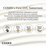 COSRX Daily SPF 50 Vitamin E Sunscreen - UVA/UVB Protection, Lightweight, No White Cast, Semi Matte Finish, Sebum Balancing, Reef Friendly