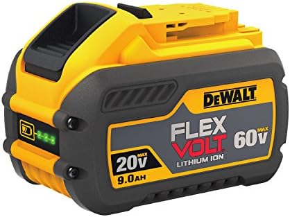 DEWALT DCB609Y 20V/60V Max* Flexvolt Lithium 9.0Ah Battery,
