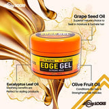 AllDay Locks Edge Gel | Extreme Hold Edge Control Gel | No Flaking, Itching, or Split Ends | Long Lasting Style for Braids, Locks, Twists, Cornrows | 10 oz