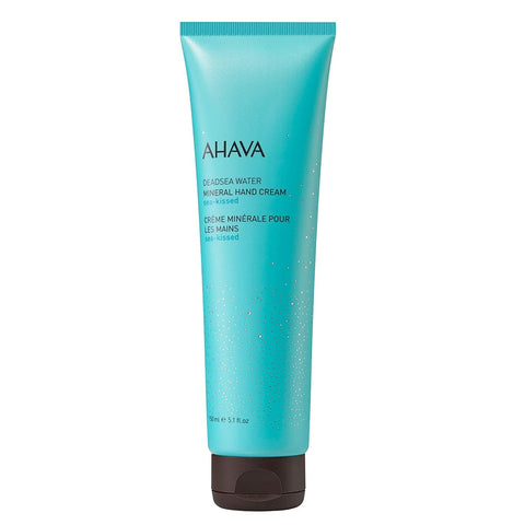 AHAVA Dead Sea Water Mineral Hand Cream, Sea-Kissed - Hand Moisturizer For Dry Cracked Hands, Light & Fast Absorbing, Enriched with Dead Sea Mineral Blend Osmoter, Witch Hazel & Allantoin, 5.1 Fl.Oz