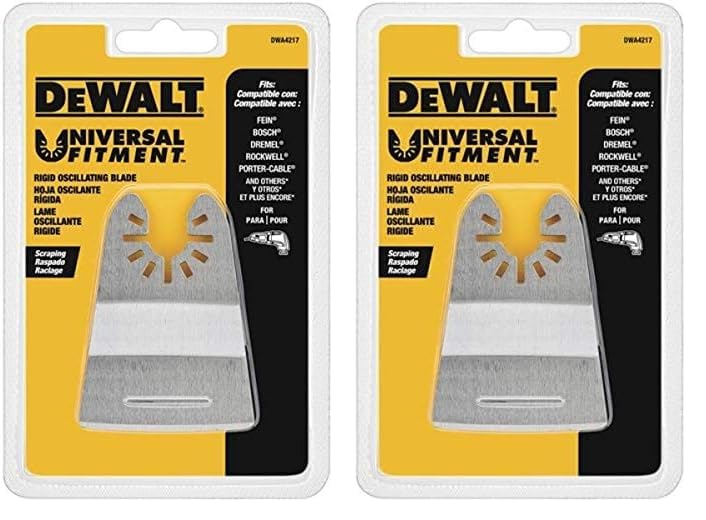 DEWALT Oscillating Tool Blade, Rigid Scraper (DWA4217) (Pack of 2)
