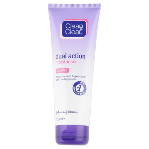 Clean and Clear Dual Action Moisturiser, 100 ml